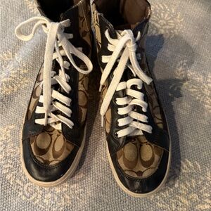 Coach women’s Sneakers - Brown and White